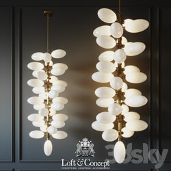 Chandelier kingdom column 31 designed Pendant light 3D Models 