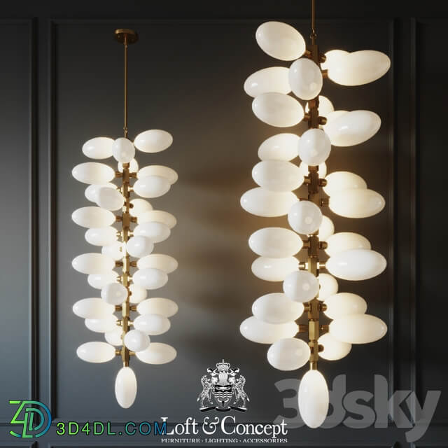 Chandelier kingdom column 31 designed Pendant light 3D Models