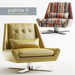 Palms II Swivel X Base Chair 