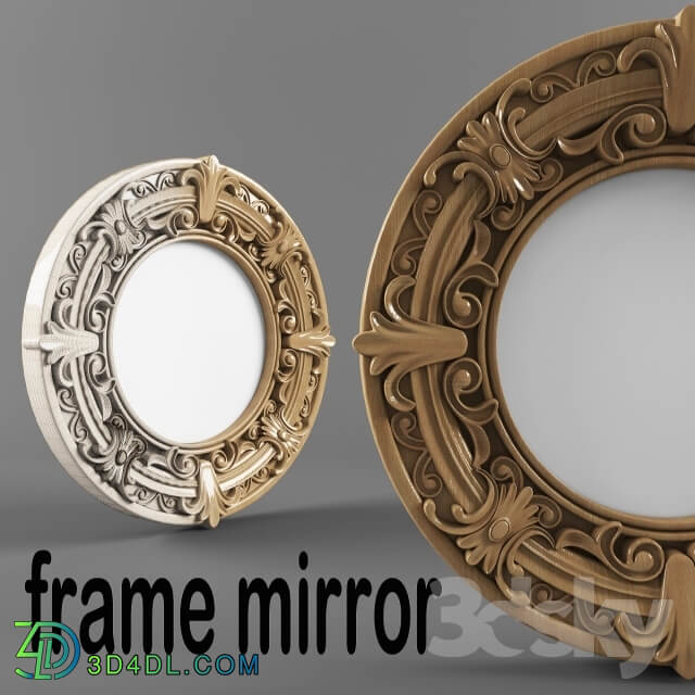 round frame mirror