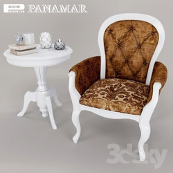 Armchair abd coffee table Panamar 