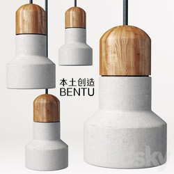 Bentu Design QIE BAMBOO Pendant light 3D Models 