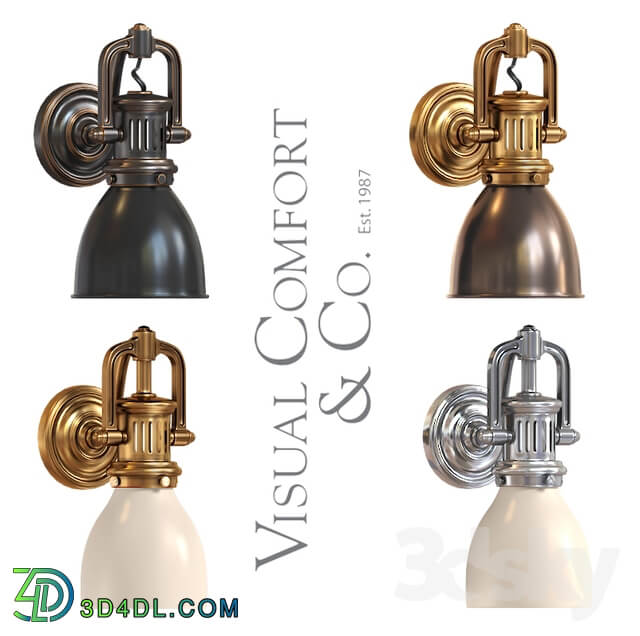 Visual Comfort Lamp SL 2975 Traditional Yoke Suspended Sconce