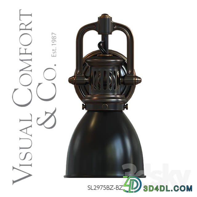 Visual Comfort Lamp SL 2975 Traditional Yoke Suspended Sconce