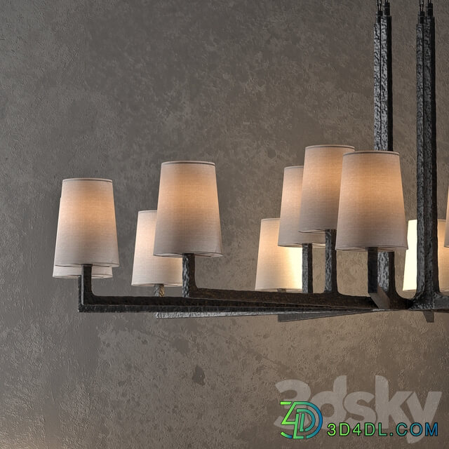 RH Wright Set Pendant light 3D Models