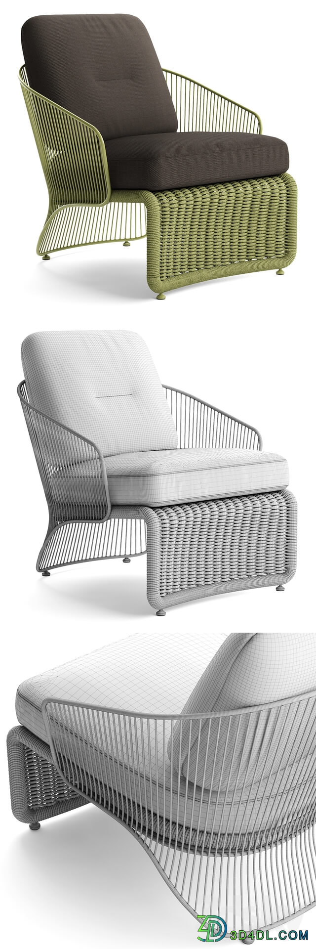 Minotti Colette Outdoor armchair