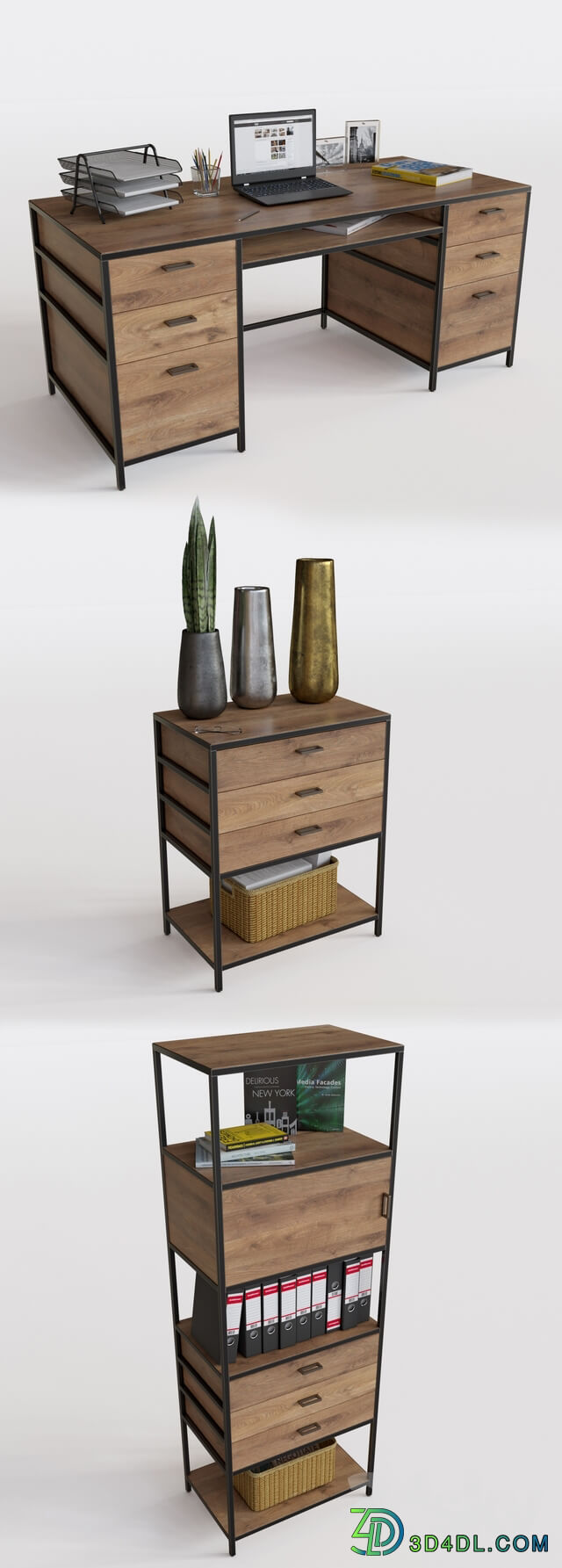 Other Crate Barrel Knox Executive Desk set