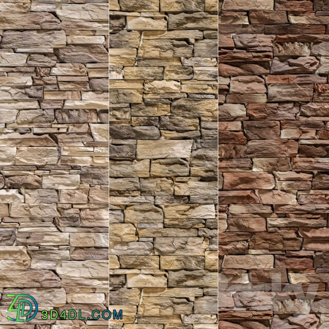 Stone Stone Walls set 4