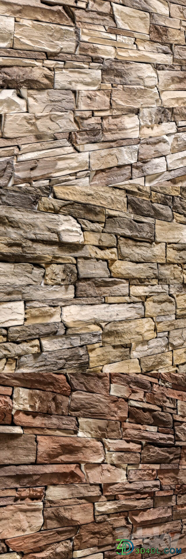 Stone Stone Walls set 4