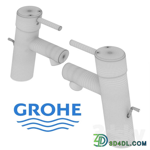 Grohe Concetto Monobloc Basin Mixer Tap With Pop Up Waste