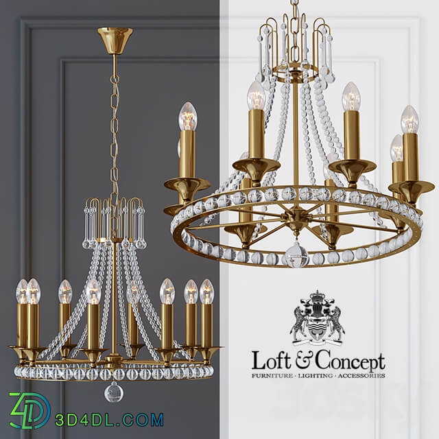 Chandelier Candelia Chandelier Pendant light 3D Models