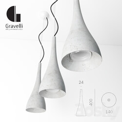 Gravelli Ocun Pendant light 3D Models 