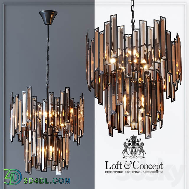 Suspension light Darkness Pendant 9 Pendant light 3D Models