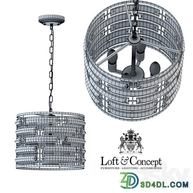 Chandelier Darkness Chandelier 30 Pendant light 3D Models