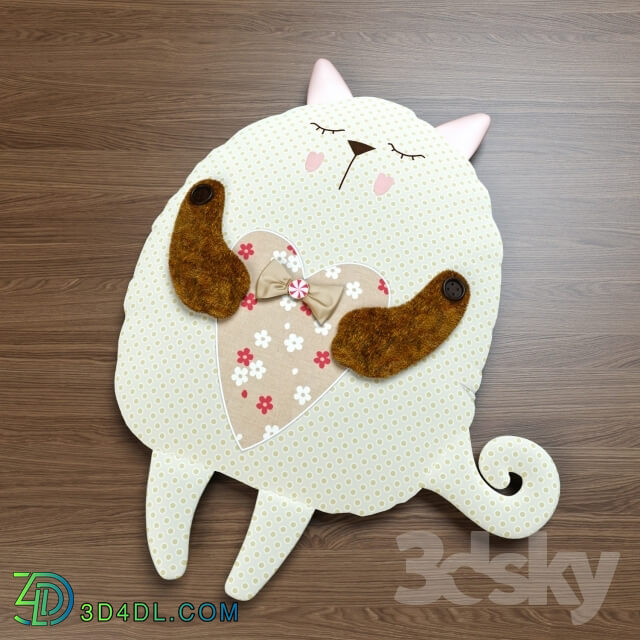 Pillow Cat quot Scops Owl quot 