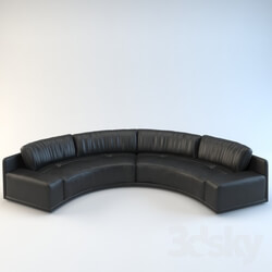 Semicircular sofa 