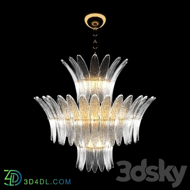 Barovier Toso Palamette Pendant light 3D Models