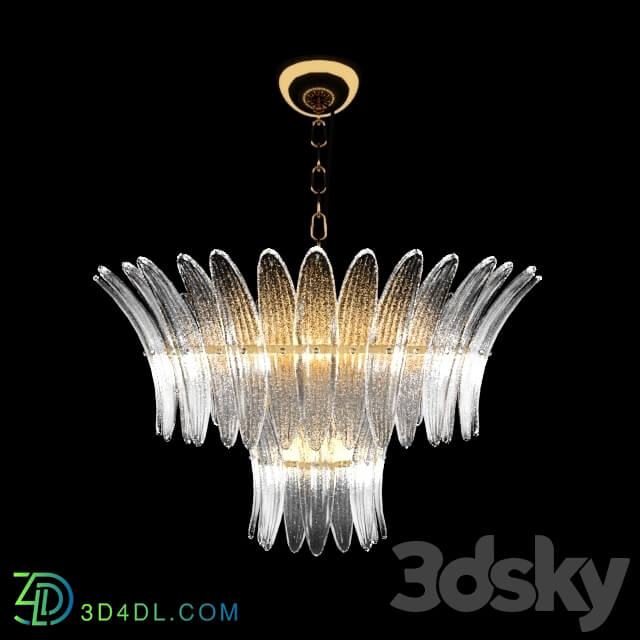 Barovier Toso Palamette Pendant light 3D Models