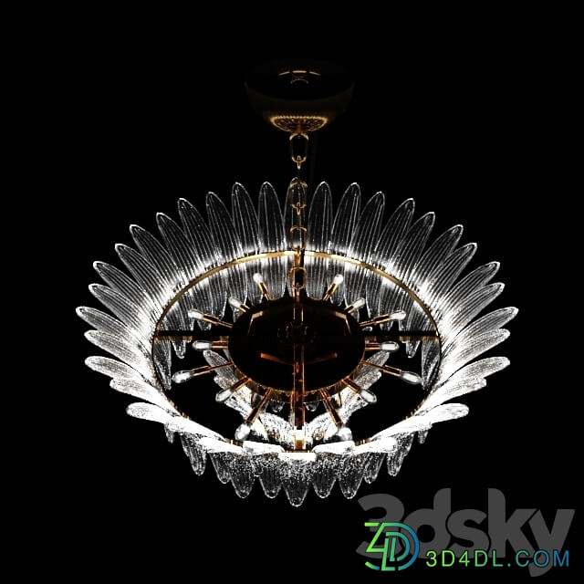 Barovier Toso Palamette Pendant light 3D Models