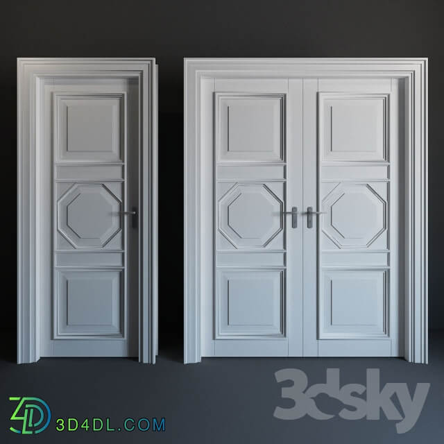 Door classical classical door