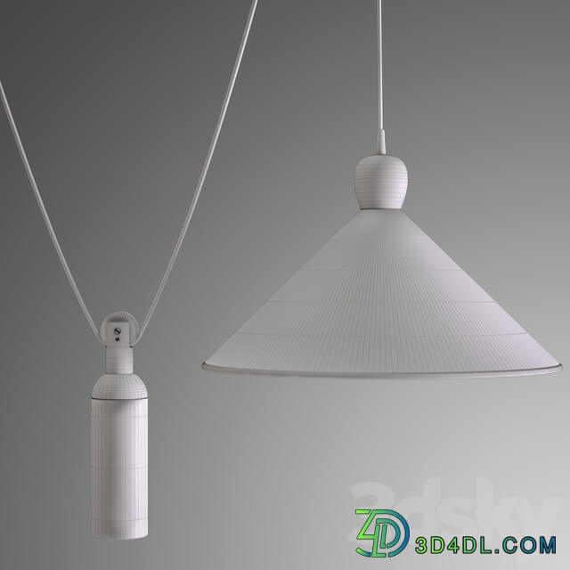 Ogilvy Rise and Fall Pendant Pendant light 3D Models