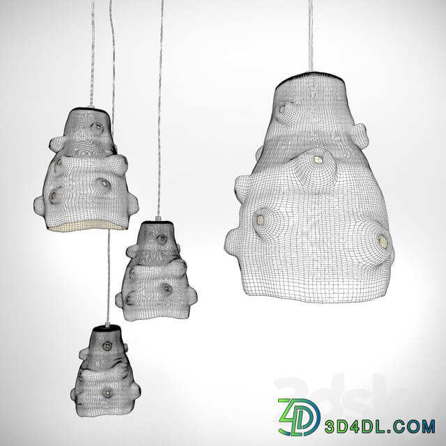 Pendant lamp design studio Tayga Design Pendant light 3D Models