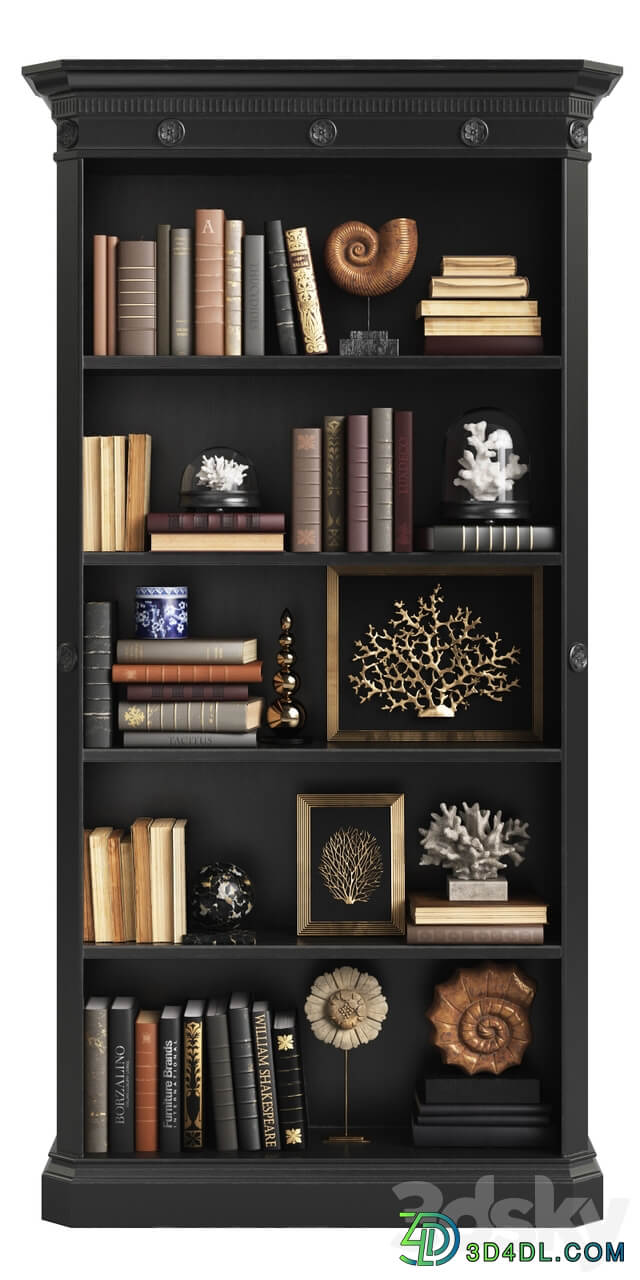 Ralph Lauren BROOK STREET BOOKCASE 7610 49 3D Models