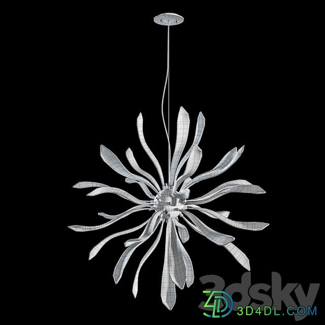 Ideal lux corallo sp12 074689 Pendant light 3D Models