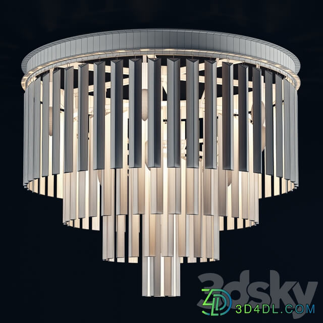 Favorite Geschosse 1490 10U Ceiling lamp 3D Models