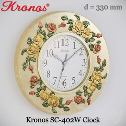 Kronos SC 402W Clock Watches Clocks 3D Models 