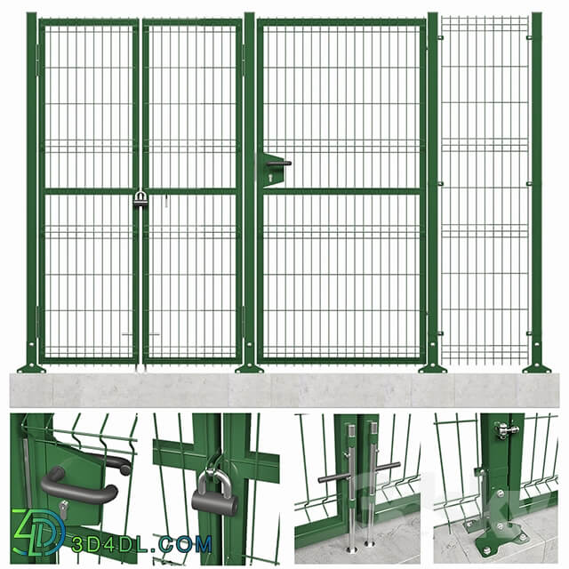 Other architectural elements Fencing system 3d panels 