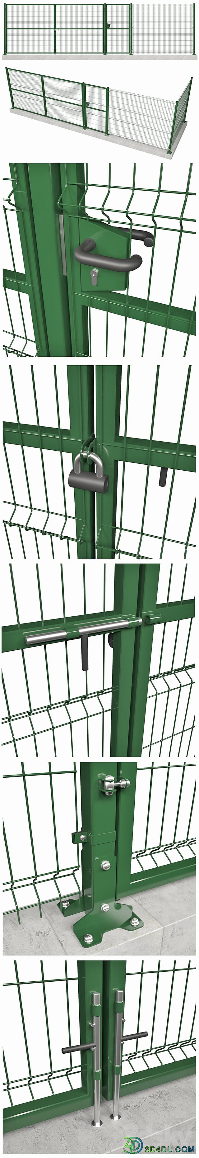 Other architectural elements Fencing system 3d panels 