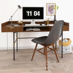 Table Chair Decorative set workplace 