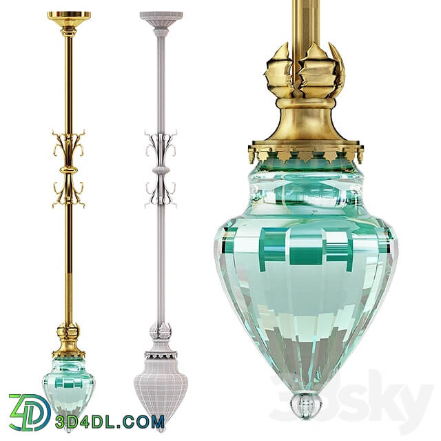 Lamp classic 01 Pendant light 3D Models