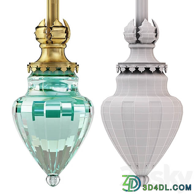 Lamp classic 01 Pendant light 3D Models