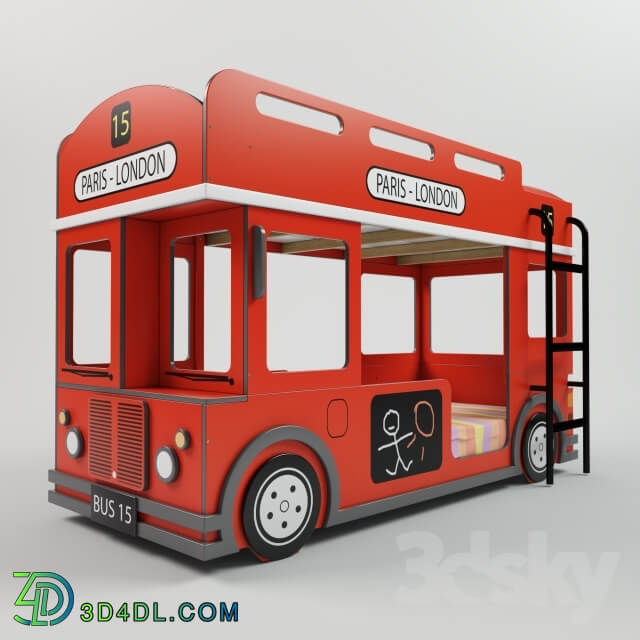 Bunk bed London Bus