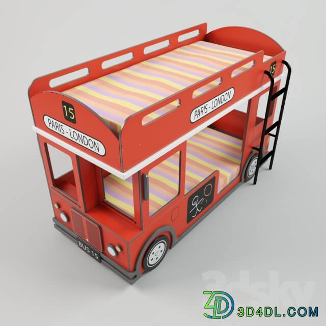 Bunk bed London Bus