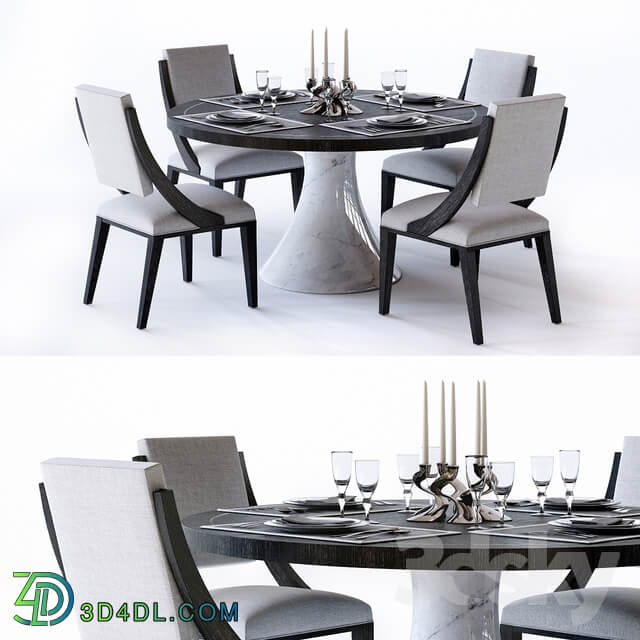 Table Chair Bernhardt Decorage Dining Set