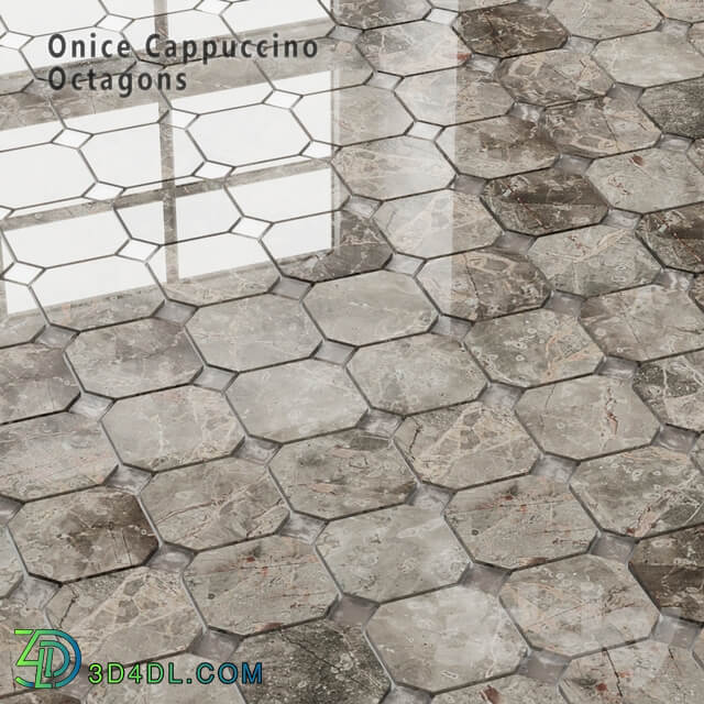Tile Sicis SiciStone Onice Cappuccino Octagons