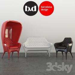 Arm chair BD Barcelona Design Showtime 