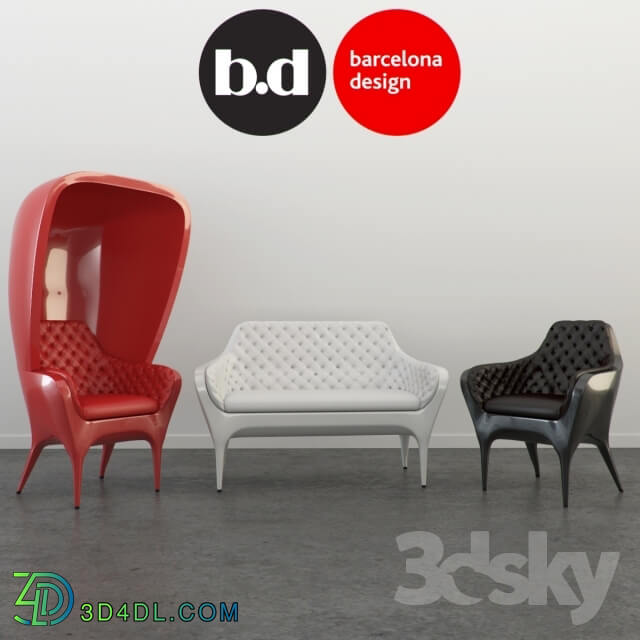 Arm chair BD Barcelona Design Showtime