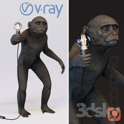 The Monkey Lamp Standing Version 