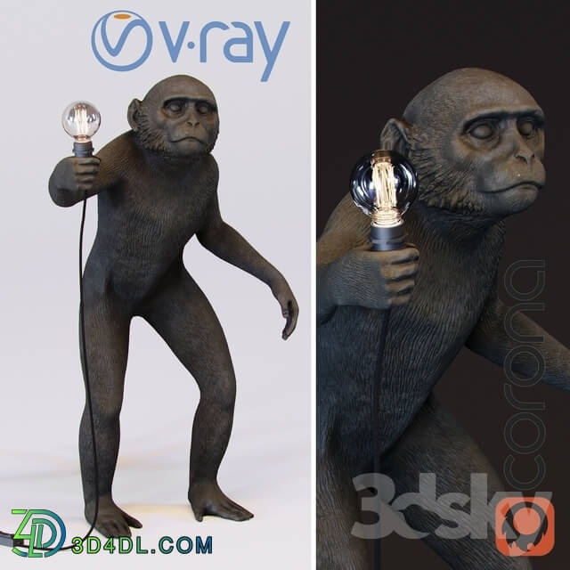 The Monkey Lamp Standing Version