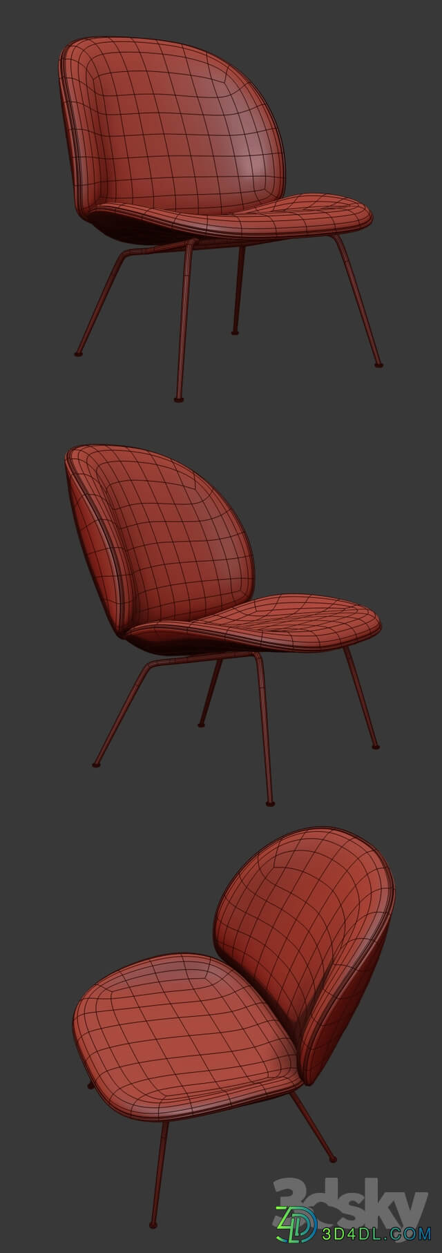 Beetle Lounge Chair Gubi