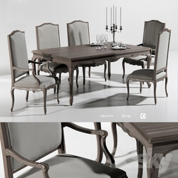 Table Chair Dining group Angelo Cappellini 