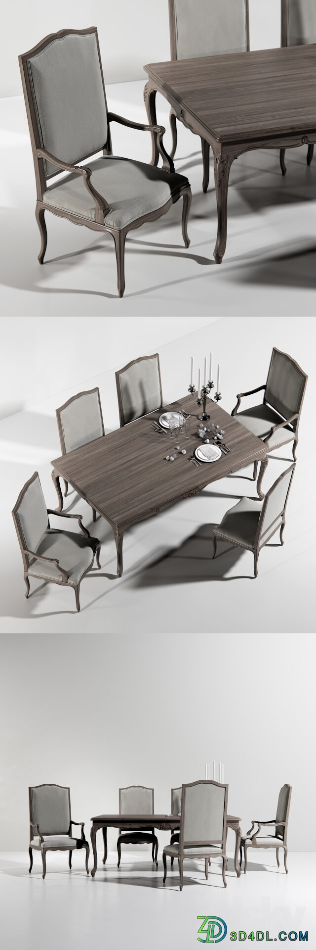 Table Chair Dining group Angelo Cappellini