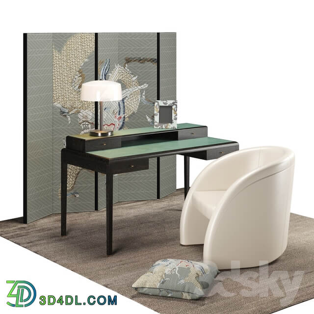 Office furniture armani casa desk set