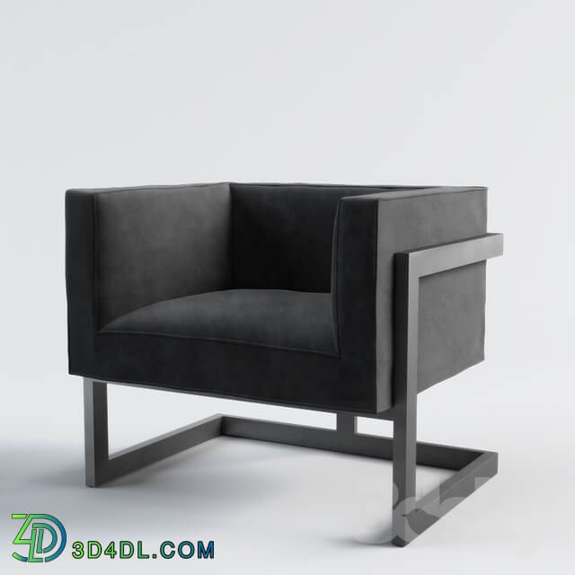 Eichholtz Mendoza Chair Black Velvet