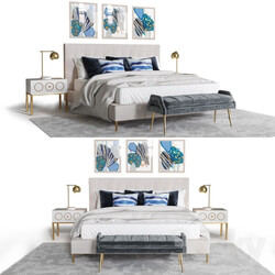 Bed High Fashion Home Cloud Ten set 