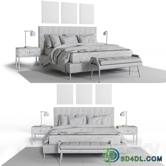 Bed High Fashion Home Cloud Ten set